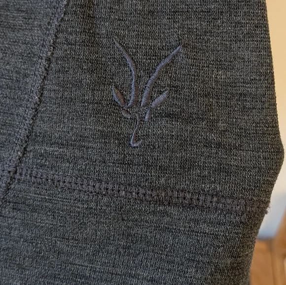 Ibex Women's Grey 100% Merino Wool Full Zip Hoodie Sweatshirt Jacket Large - Picture 5 of 7